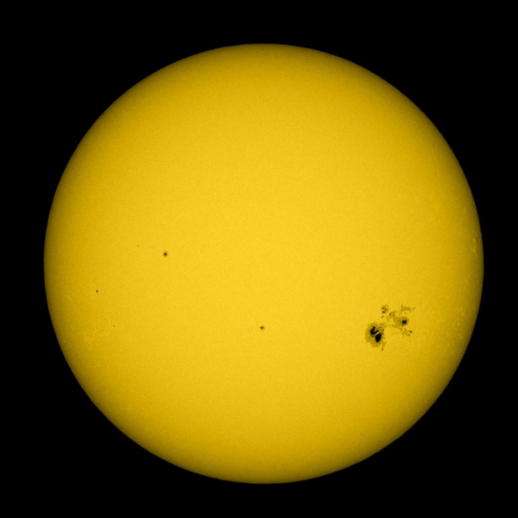 Full disc view of sunspot AR2192