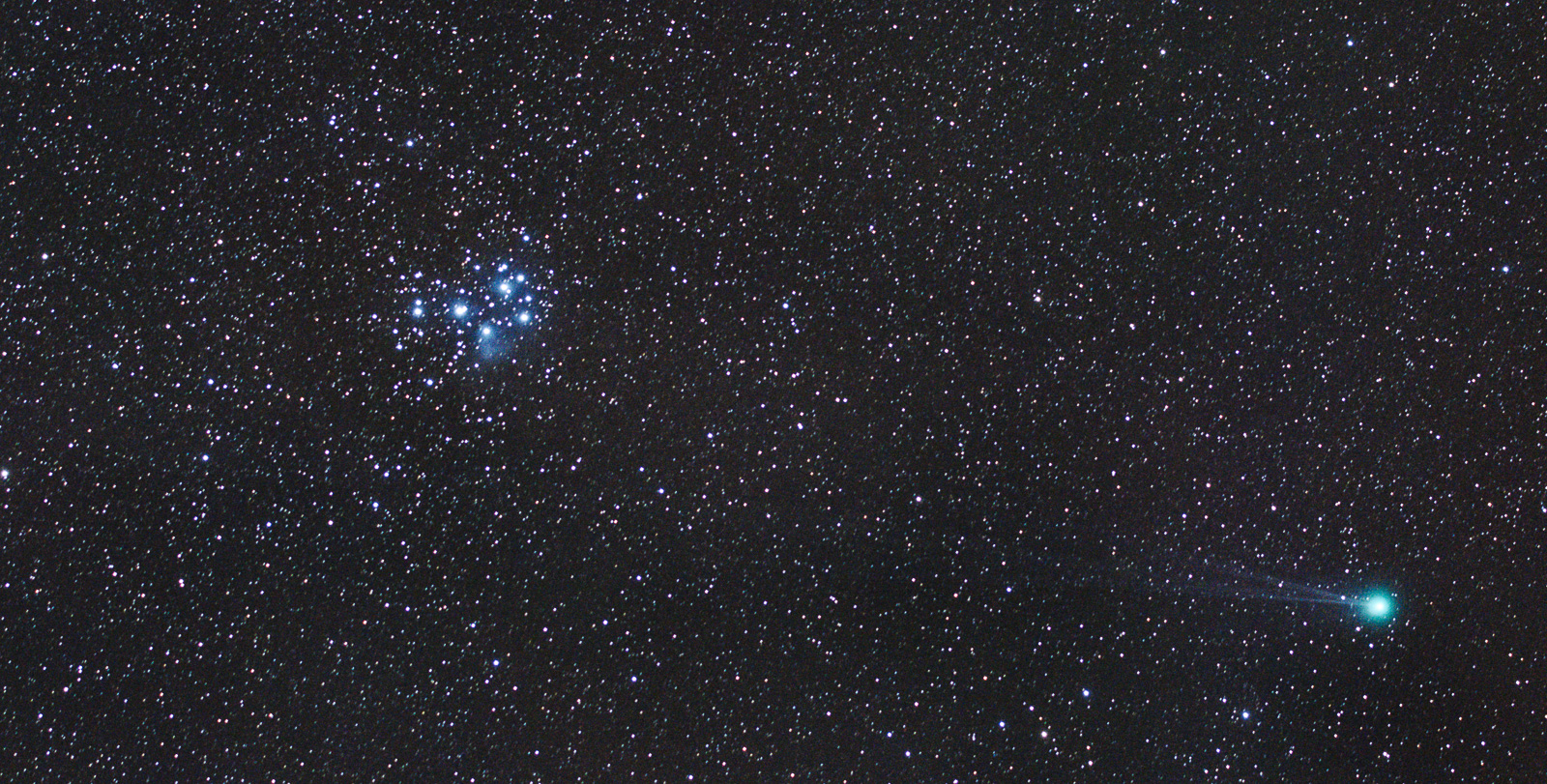 C/2014 Q2 Lovejoy and M45 - the Plejades