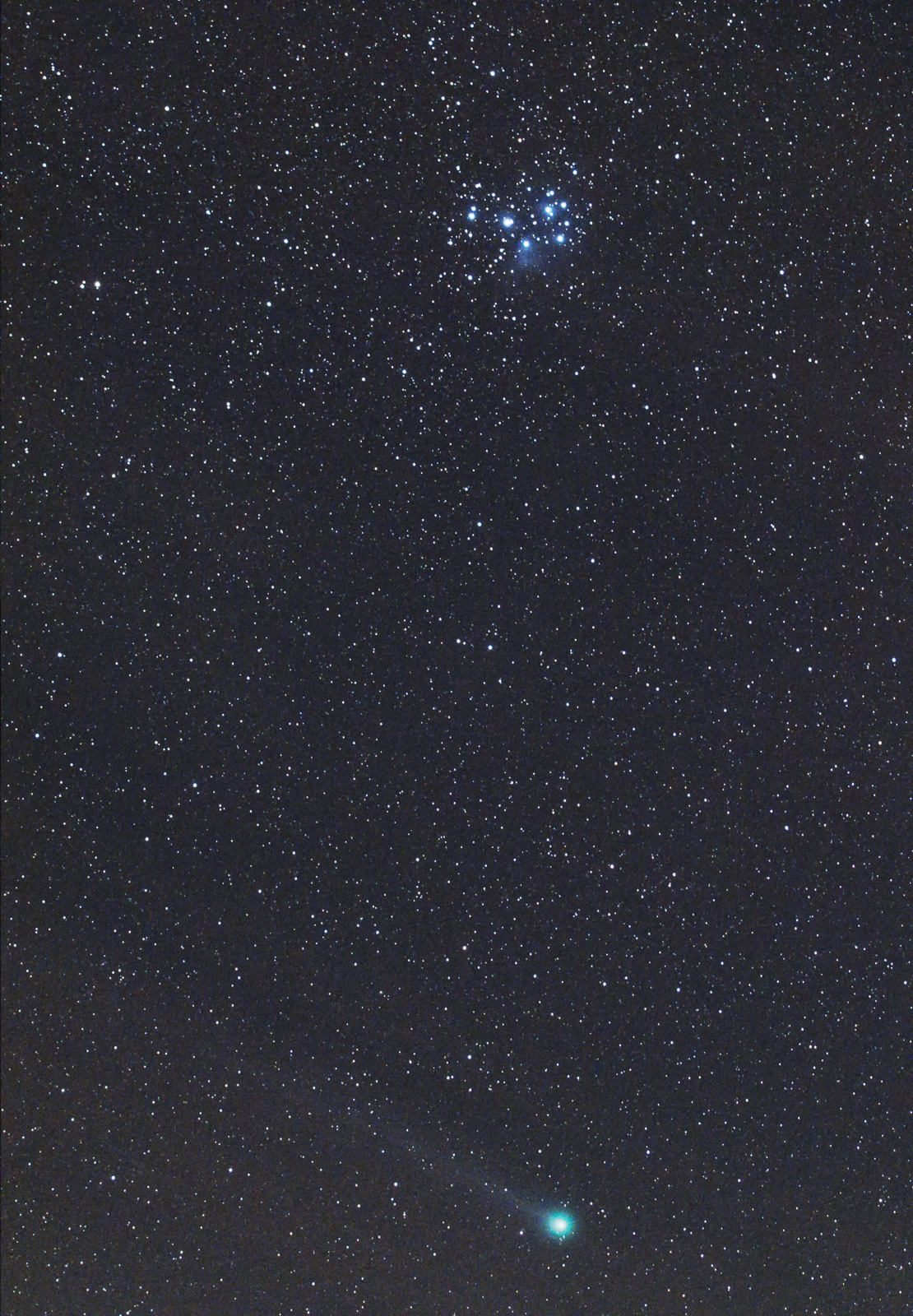 14.01.2015 Comet Lovejoy and Plejades