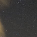 compact camera comet photo: Sony RX100, 10s, f/1.8, ISO3200, cropped