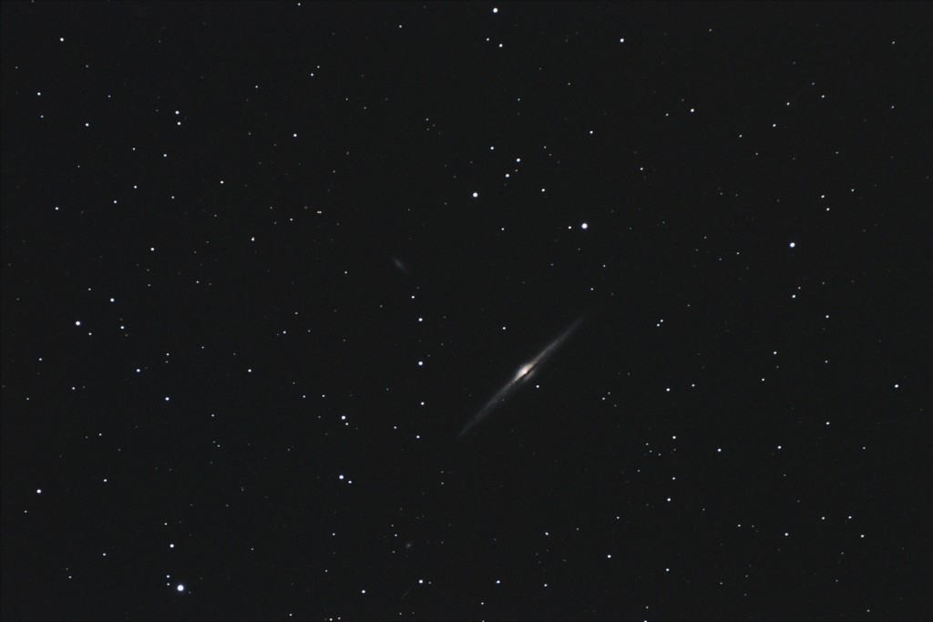 NGC 4565, Astro-Physics 127mm f/8 refractor, Nikon D7000, Meade LXD650 mount, 14x120 sec., darks, flat, processed in Deep Sky Stacker, Lightroom and Photoshop