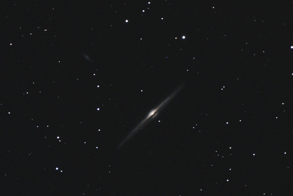 NGC 4565, Astro-Physics 127mm f/8 refractor, Nikon D7000, Meade LXD650 mount, 14x120 sec., darks, flat, processed in Deep Sky Stacker, Lightroom and Photoshop