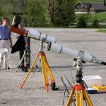 Row of Telescopes