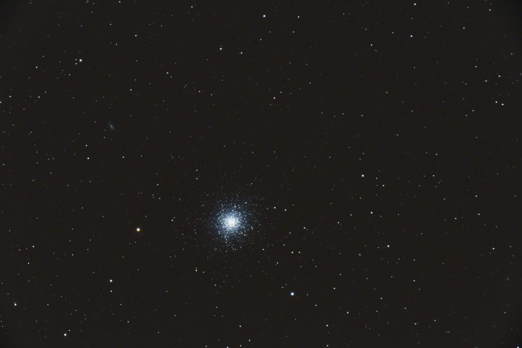 M13, 26x30s, ISO 3200, Nikon D750, Astro-Physics 127mm f/8, JPEG, not flats, dark or bias